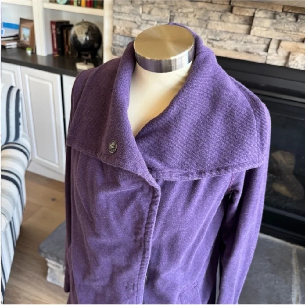 Lululemon Athletica Deep Purple Pea Coat